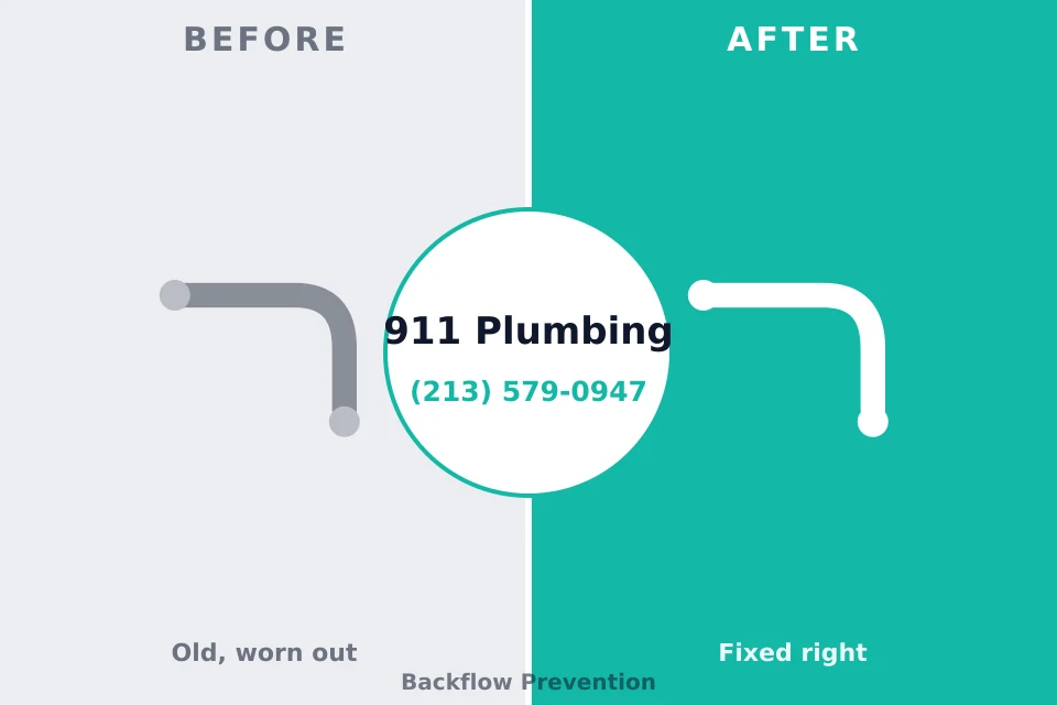 Before and after: plumbing company Siler City, NC